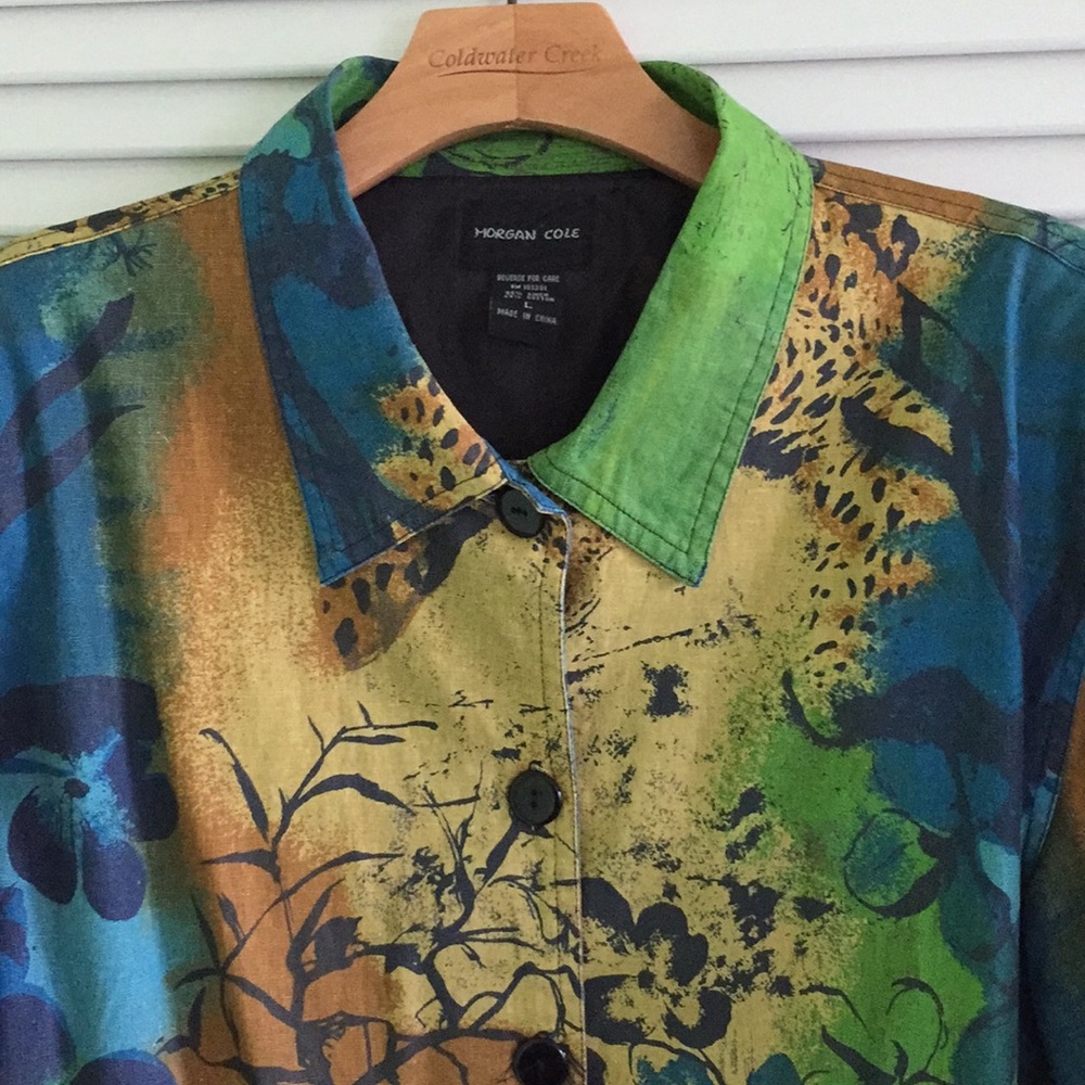 Morgan Cole linen shirt jacket